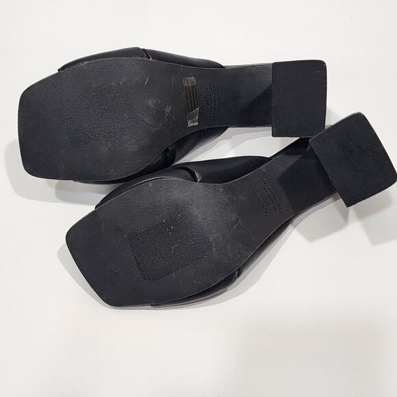 Open Edit Saydee Heeled Sandals Black Size 11 - Picture 11 of 13